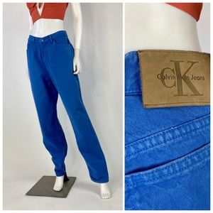 Vintage 90’s Calvin Klein baggy mom relaxed straight denim jeans